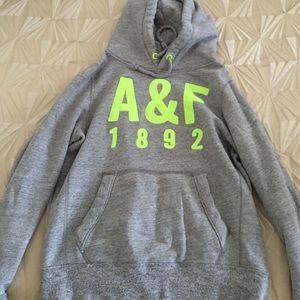 Grey A&F sweatshirt