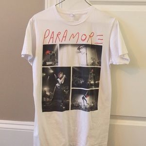 Paramore White Band T-Shirt