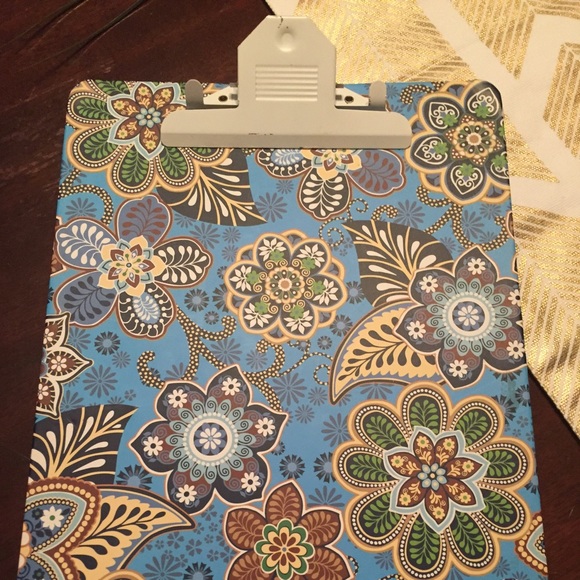 Vera Bradley Bali Blue Clipboard