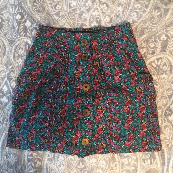 Urban Outfitters floral skirt