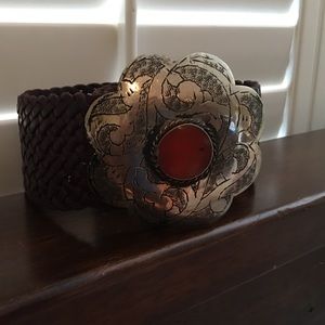 Leather Conch Belt