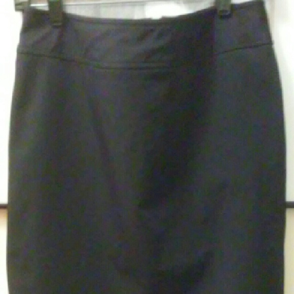 Black pencil skirt