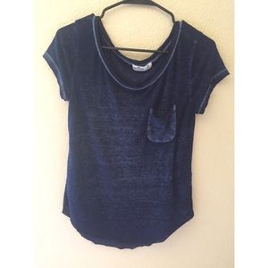 navy blue t-shirt