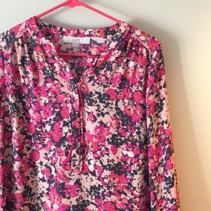LOFT Flower Maternity Blouse