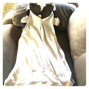 Cute blue and white Lululemon tank