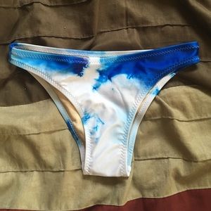Blue Bikini Bottoms