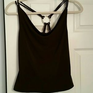 Adorable brown tank top