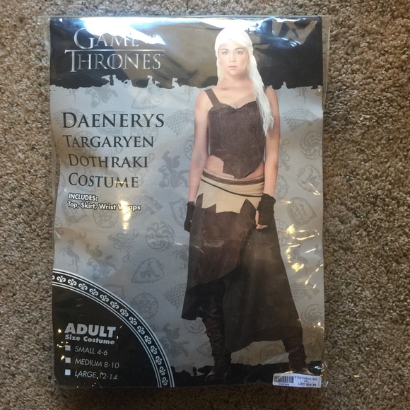NWT! Daenerys Targaryen Dothraki Costume 👑🐲🐉 - Picture 2 of 4