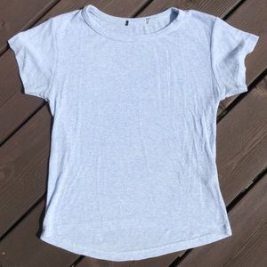 Brandy Melville Blue Tee Stretch OS