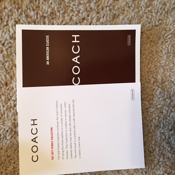 Blue leather coach purse and wallet NEW - Picture 2 of 3