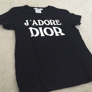 Dior black t shirt