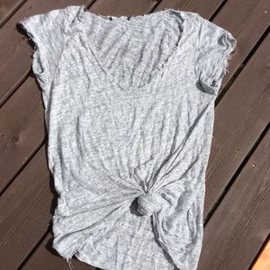 Brandy Melville stub knit tee