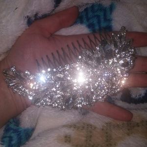 shiny hair accessory