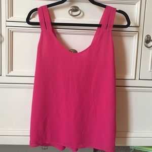hot pink tank top