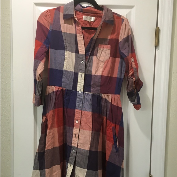 Anthropologie Moulinette Souers Reed Shirt Dress!