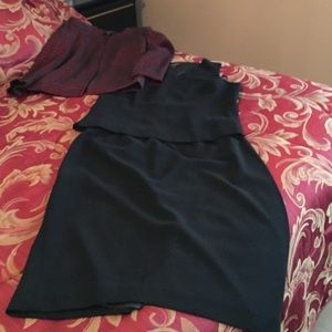 Three piece skirt suit