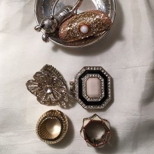 Bundle: 5 Stretchy Rings