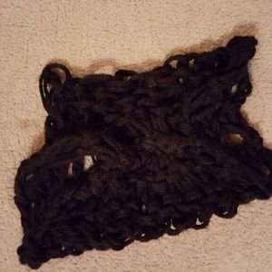 Knitted infinity scarf