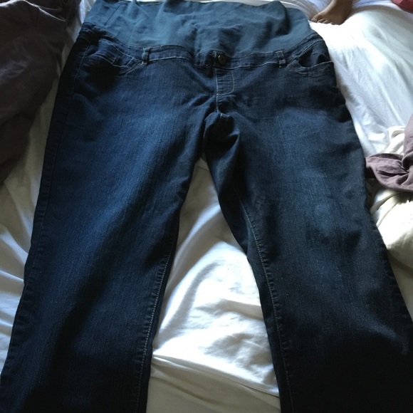 Bootcut maternity jeans size XXL