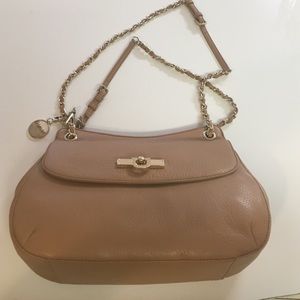 NWT - Tan DKNY Cosby convertible leather bag