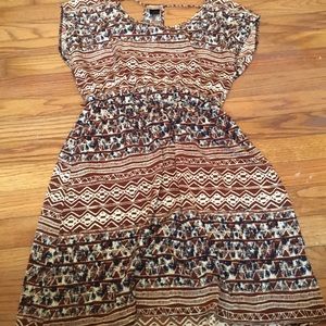 Aztec Print Dress