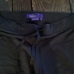 Like new black Miley Cyrus capri sweat bottoms