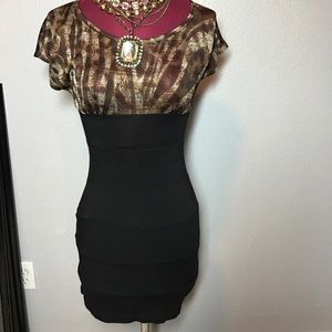 Tiger print dress