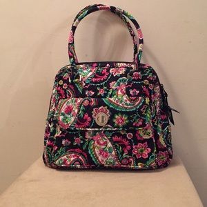 NWT Vera Bradley turnlock satchel in Petal paisley