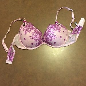 Convertible Victoria's Secret purple/pink bra 36D