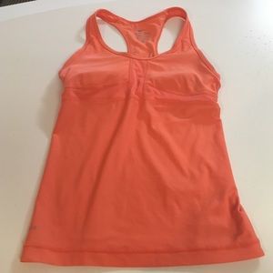 Nike dry fit tank top with built in bra