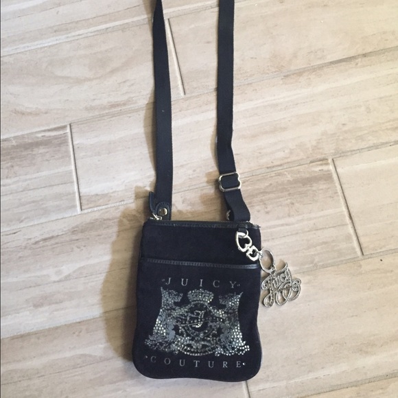 Juicy Couture Crossbody Bag, Black and Silver - Picture 3 of 4