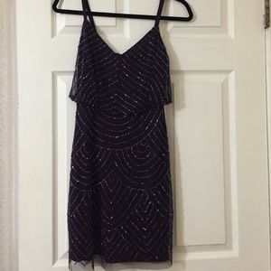 Adriana Papell blouson short dress