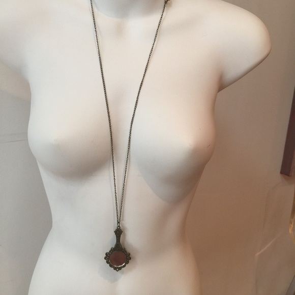 Mirror pendant. Like new!