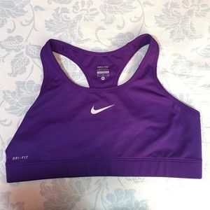 NWOT XL PURPLE NIKE PRO DRI-FIT SPORTS BRA