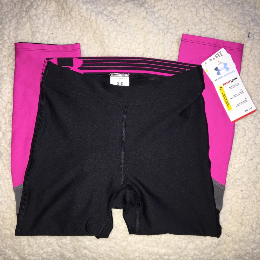 NWT Under Armour Heatgear Compression Capri - Picture 2 of 4