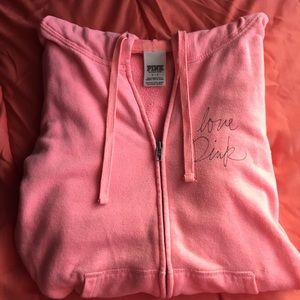 FINAL PRICE DROP!! PINK Zip Up Hoodie