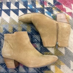 Margarite suede booties by Coconuts