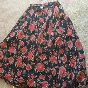 Vintage flowing long skirt