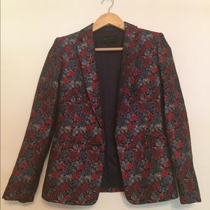 BCBG floral blazer