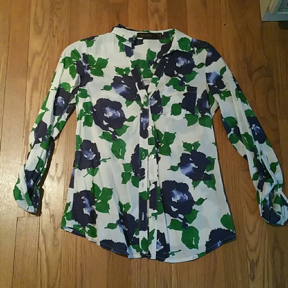 Floral button down from The Limited