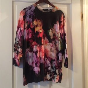 Ted Baker 3/4 sleeve cotton sweater