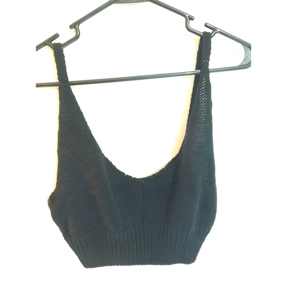 Knitted bralette