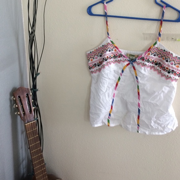 Tank top with Mexican motif