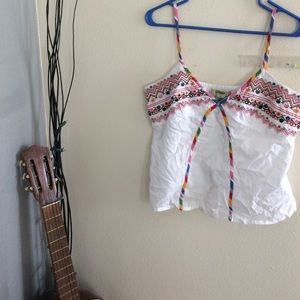 Tank top with Mexican motif