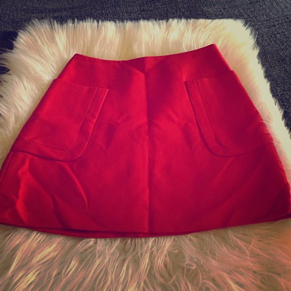 Red skirt