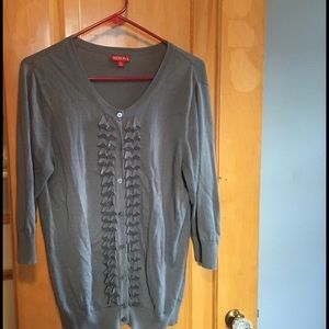 Merona Ruffled Cardigan