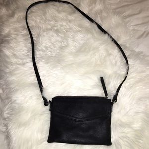 Express black cross body bag