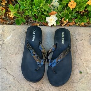 Colin Stuart Wedge Sandals