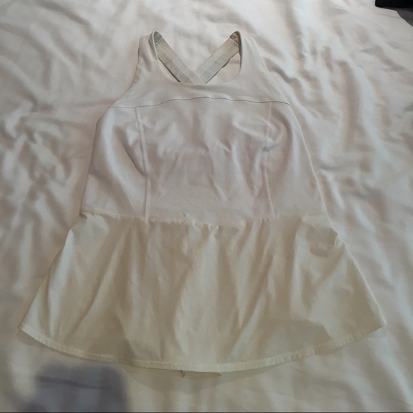 LULULEMON: &go peplum tank top