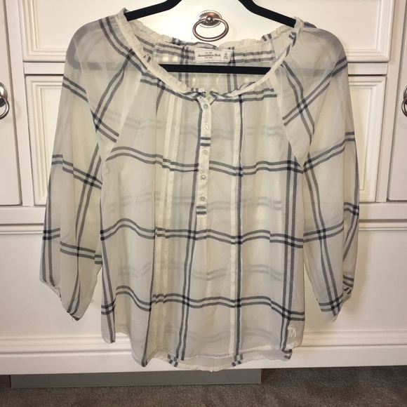 plaid blouse